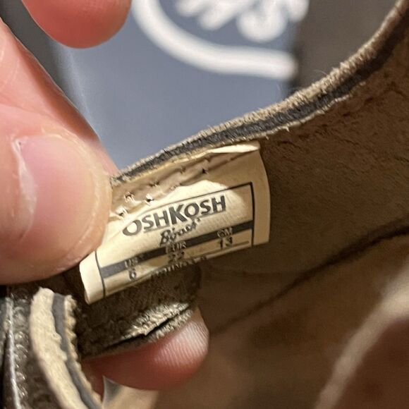 OshKosh B'gosh Bruno Sandals Tan Toddler Size 6 with Box - Picture 8 of 11